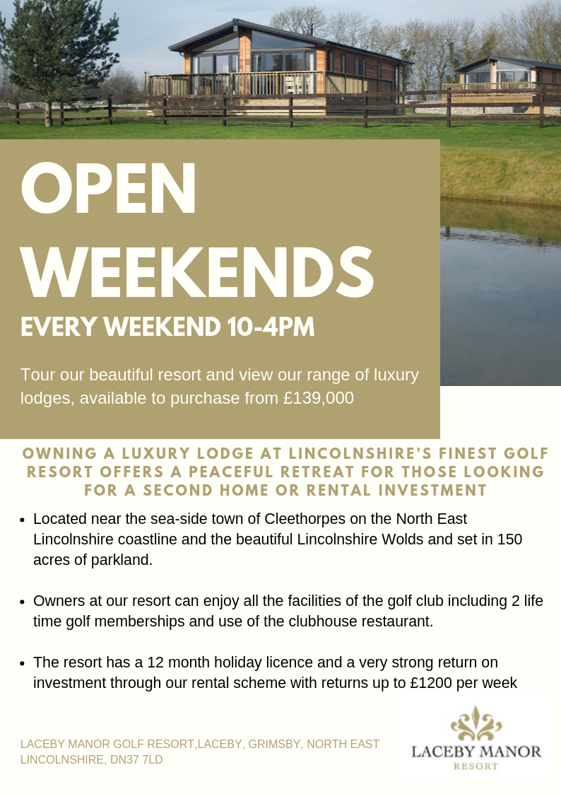 A Luxury Lodge Retreat in the Beautiful Lincolnshire Wolds - Open Weekends at Laceby Manor Resort